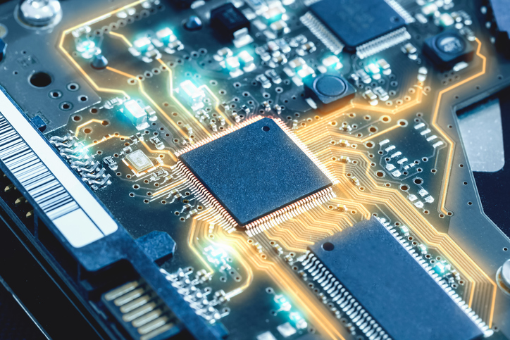 Close-up electronic circuit board. technology style concept. Close-up electronic circuit board. technology style concept.